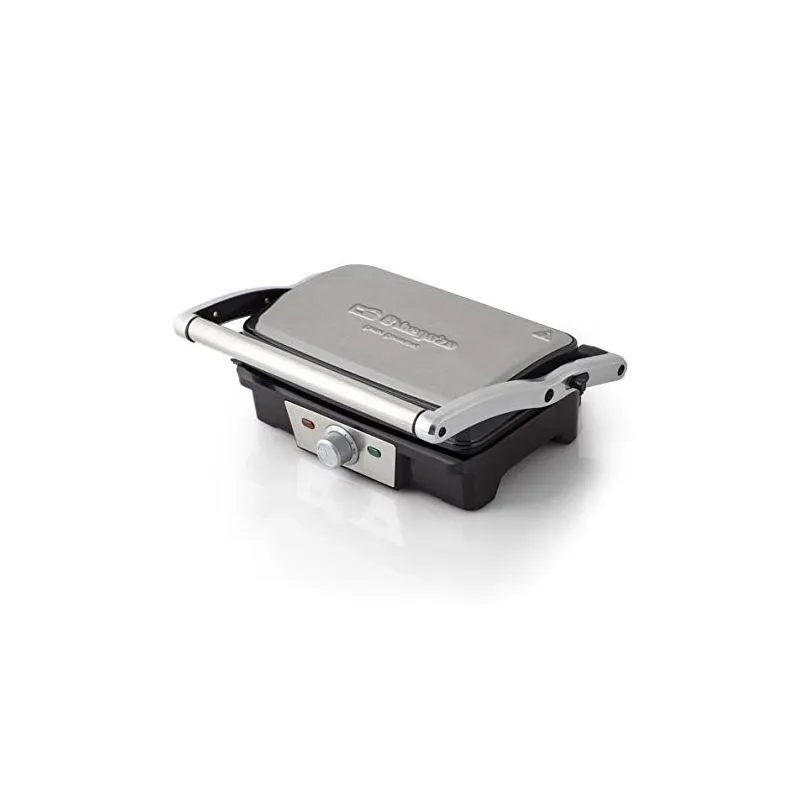 Grill Asar Doble Inoxidable 1500W Antiadherente 275X165Mm