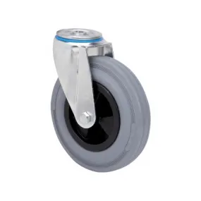 Rueda goma giratoria Alex diametro 200 mm. modelo 2-3412