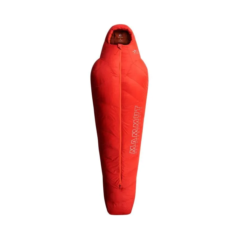 Saco de dormir Mammut Perform Down Bag -7C (Safety Orange)