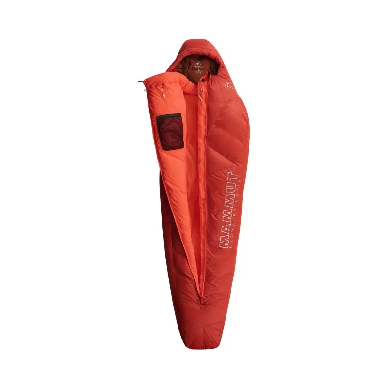 Saco de dormir Mammut Perform Down Bag -7C (Safety Orange)